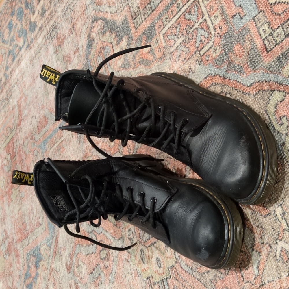 Black dr marten boots